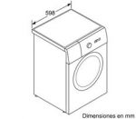 Dimensiones Lavadora Bosch Serie 6 WAT24469ES